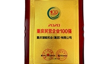 喜讯：尊龙凯时-人生就是搏集团再获重庆民营企业100强殊荣